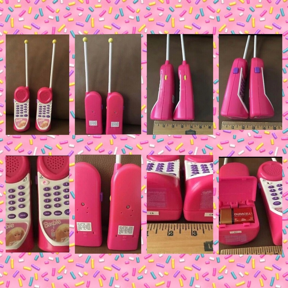 (Xmas $ drop!) 98 vintage Barbie walkie talkie